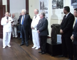 WEB Commandant presenting plaque